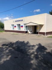Фото кооперативного магазина после ремонта крыши в пгт.Ижморский.